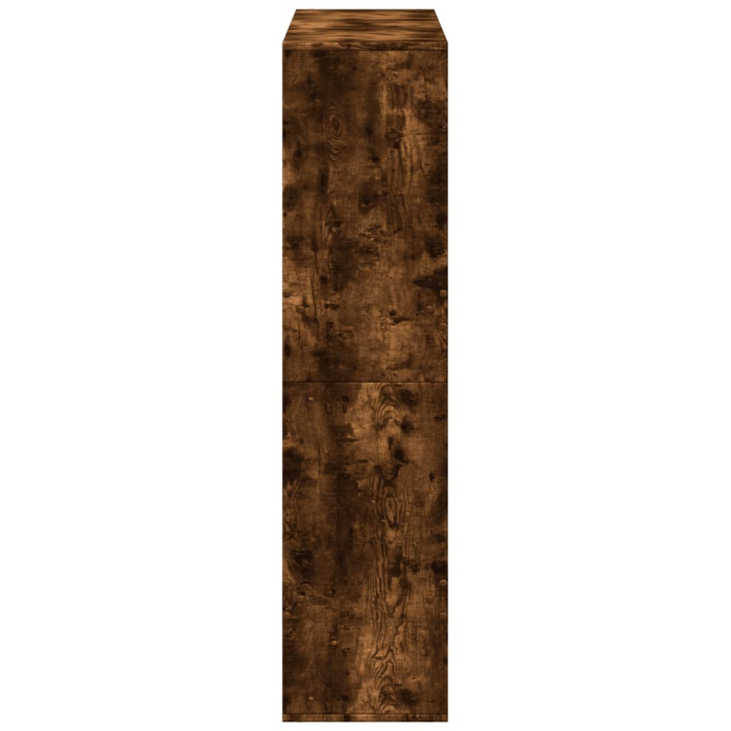 füstös tölgy színű szerelt fa könyvespolc 100 x 33 x 135 cm