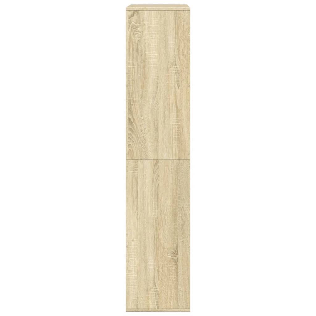 sonoma tölgy színű szerelt fa könyvespolc 100 x 33 x 155,5 cm