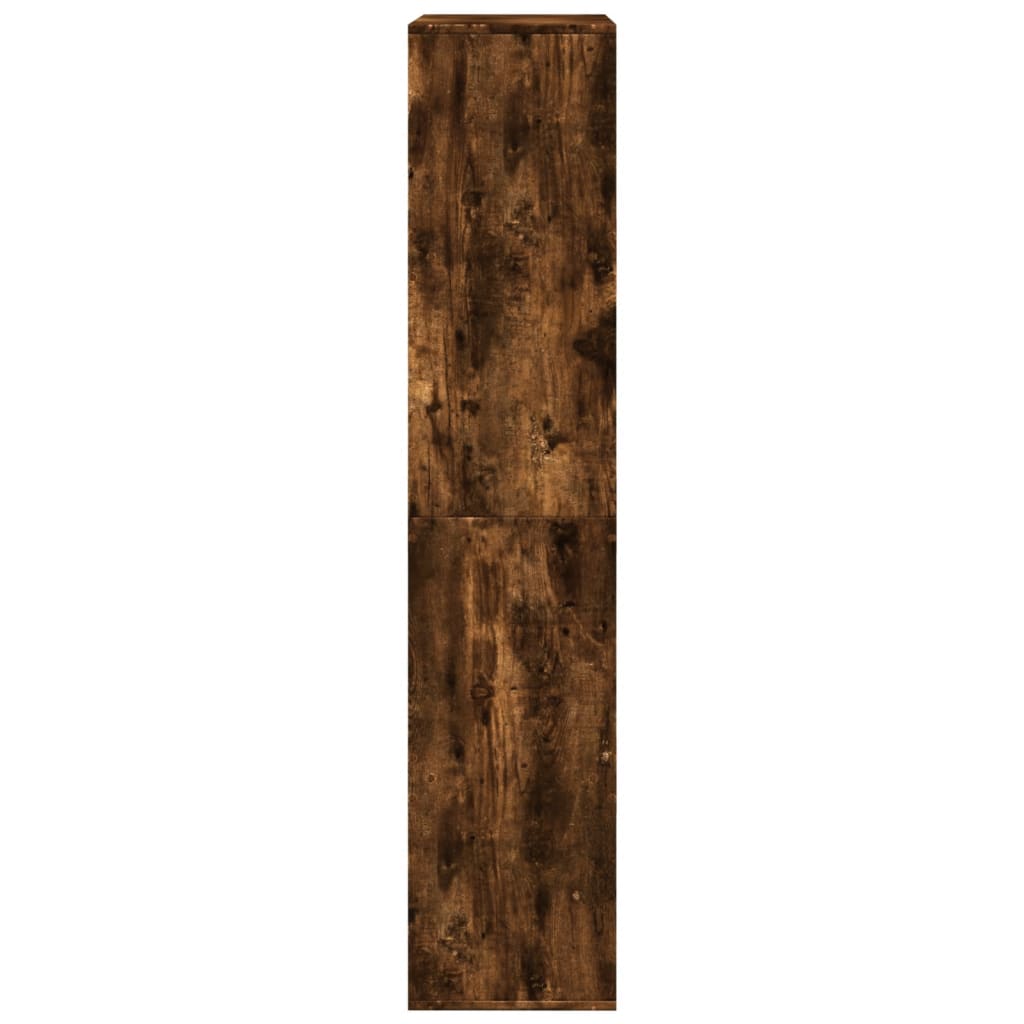 füstös tölgy színű szerelt fa könyvespolc 100 x 33 x 155,5 cm