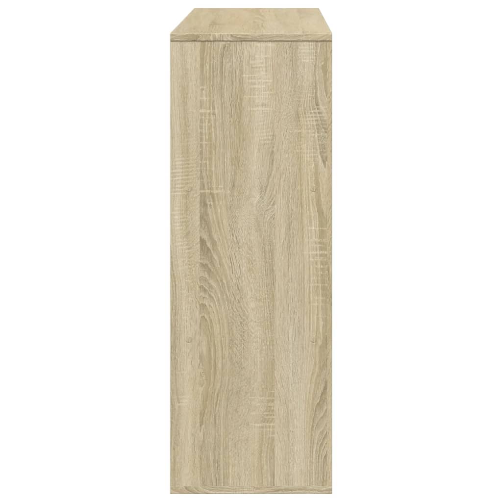 sonoma tölgy színű szerelt fa térelválasztó 100 x 33 x 94,5 cm