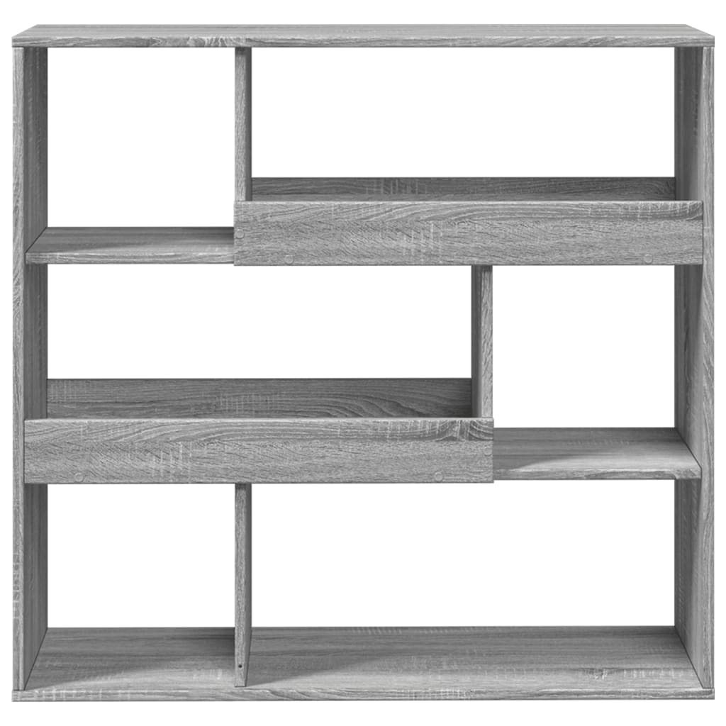 szürke sonoma színű szerelt fa térelválasztó 100 x 33 x 94,5 cm