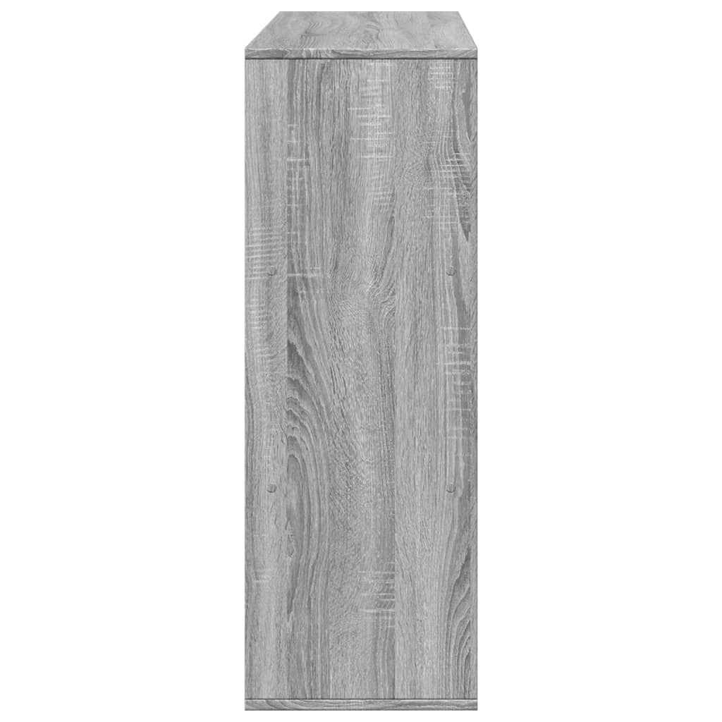 szürke sonoma színű szerelt fa térelválasztó 100 x 33 x 94,5 cm