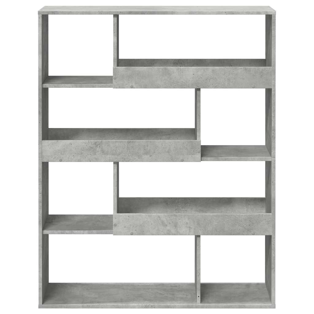 betonszürke szerelt fa térelválasztó 100 x 33 x 125,5 cm