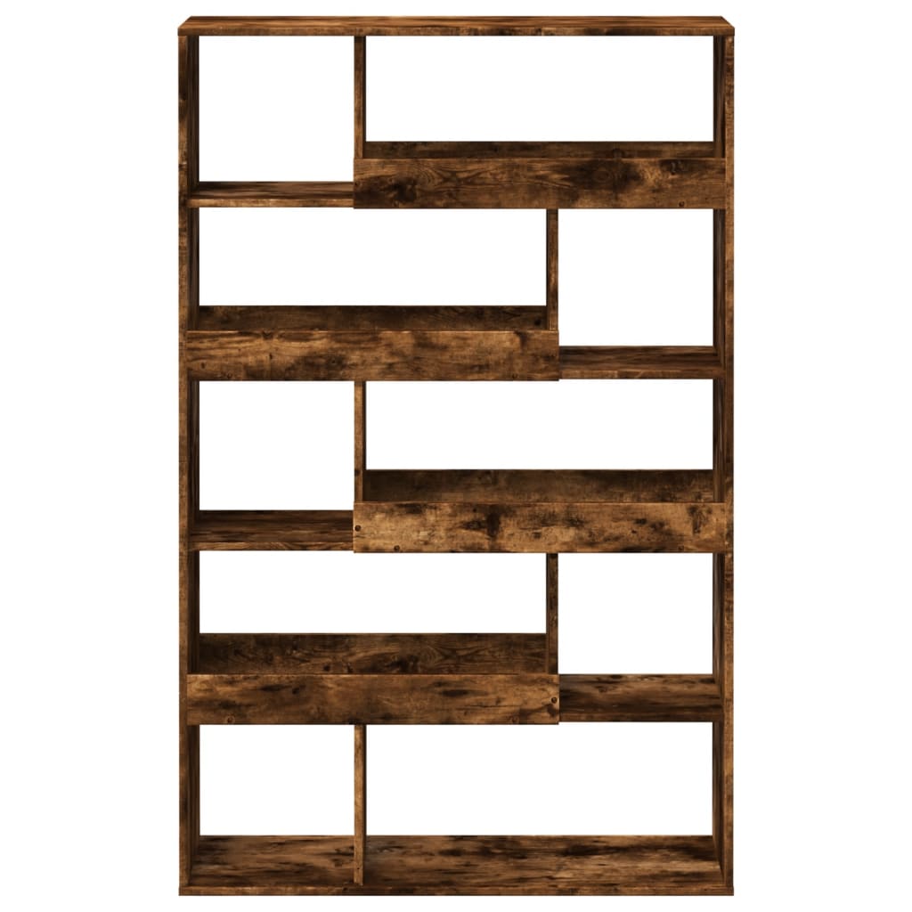 füstös tölgy színű szerelt fa térelválasztó 100 x 33 x 156,5 cm