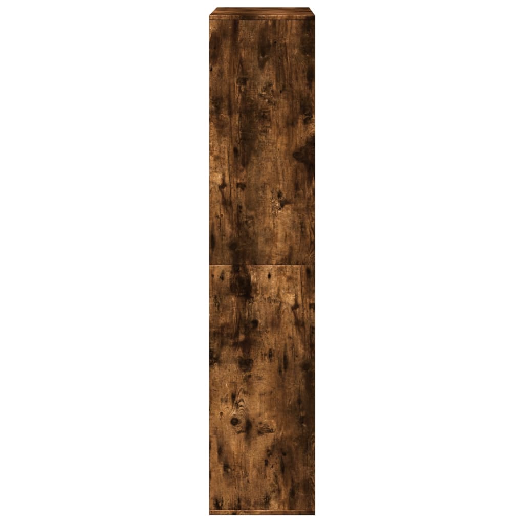 füstös tölgy színű szerelt fa térelválasztó 100 x 33 x 156,5 cm