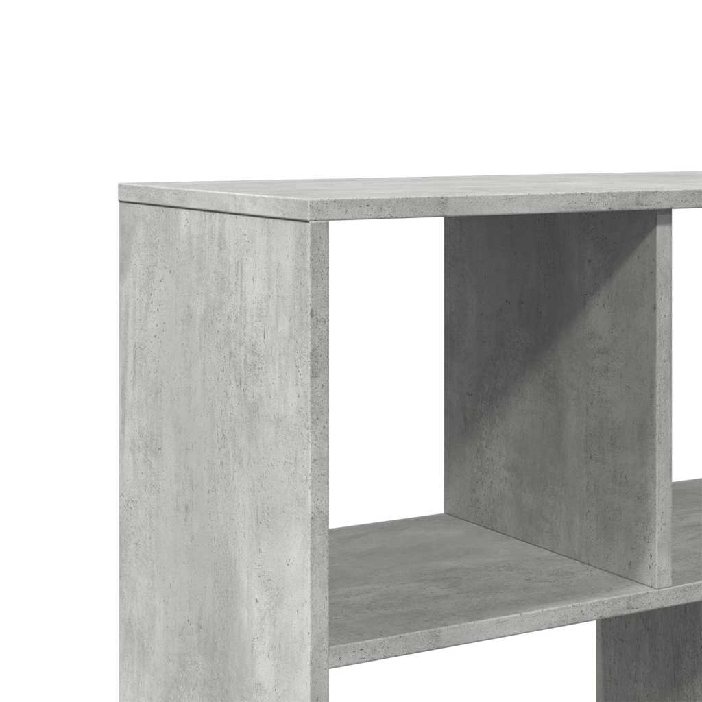 betonszürke szerelt fa térelválasztó 100 x 33 x 156,5 cm