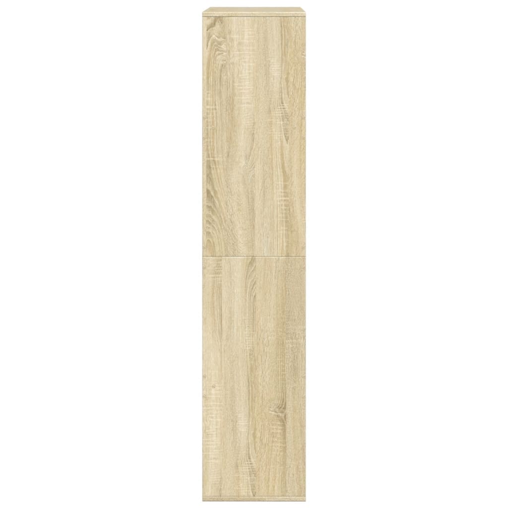 sonoma tölgy színű szerelt fa térelválasztó 100 x 33 x 155,5 cm