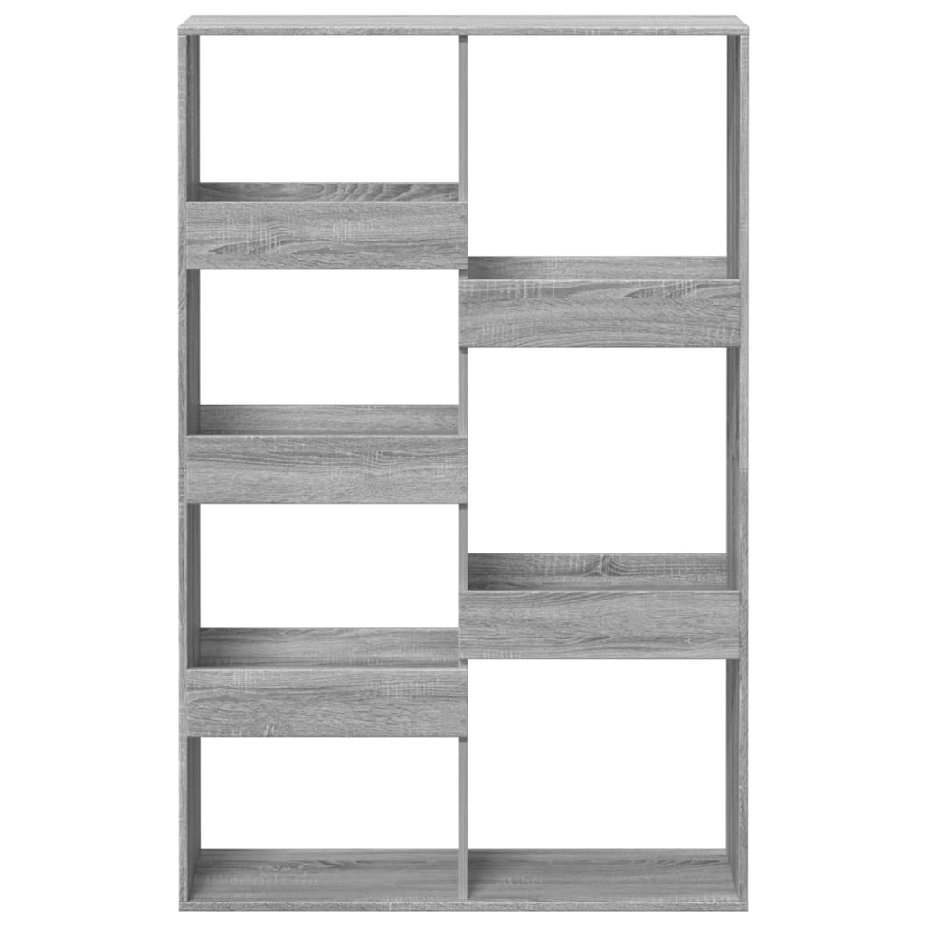 szürke sonoma színű szerelt fa térelválasztó 100x33x155,5 cm