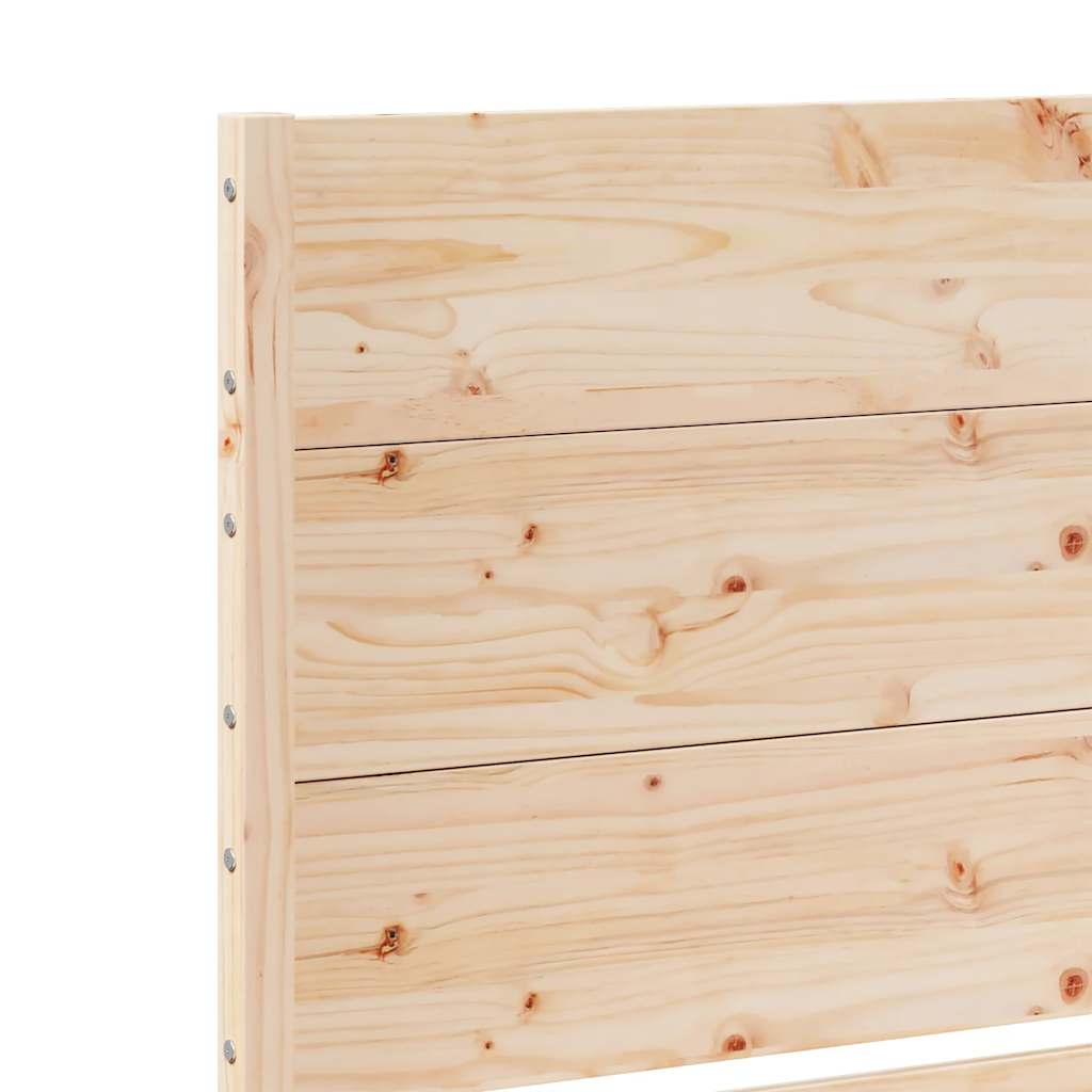 tömör fa extra hosszú ágykeret matrac nélkül 90 x 210 cm