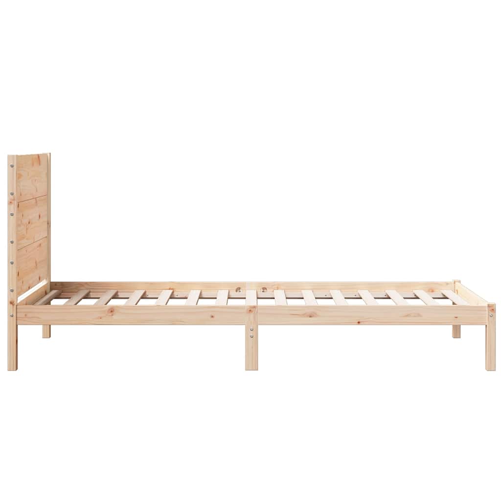 tömör fa extra hosszú ágykeret matrac nélkül 90 x 220 cm