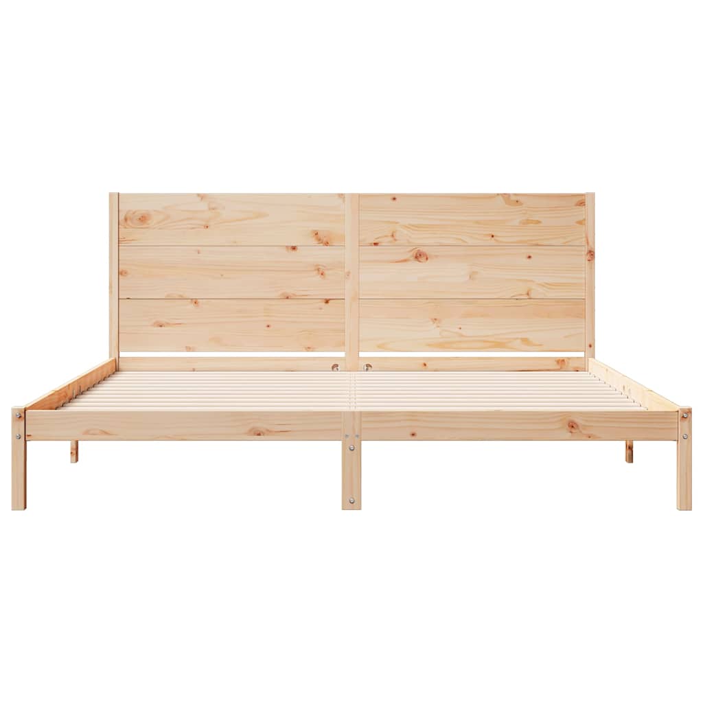 tömör fa extra hosszú ágykeret matrac nélkül 200 x 220 cm