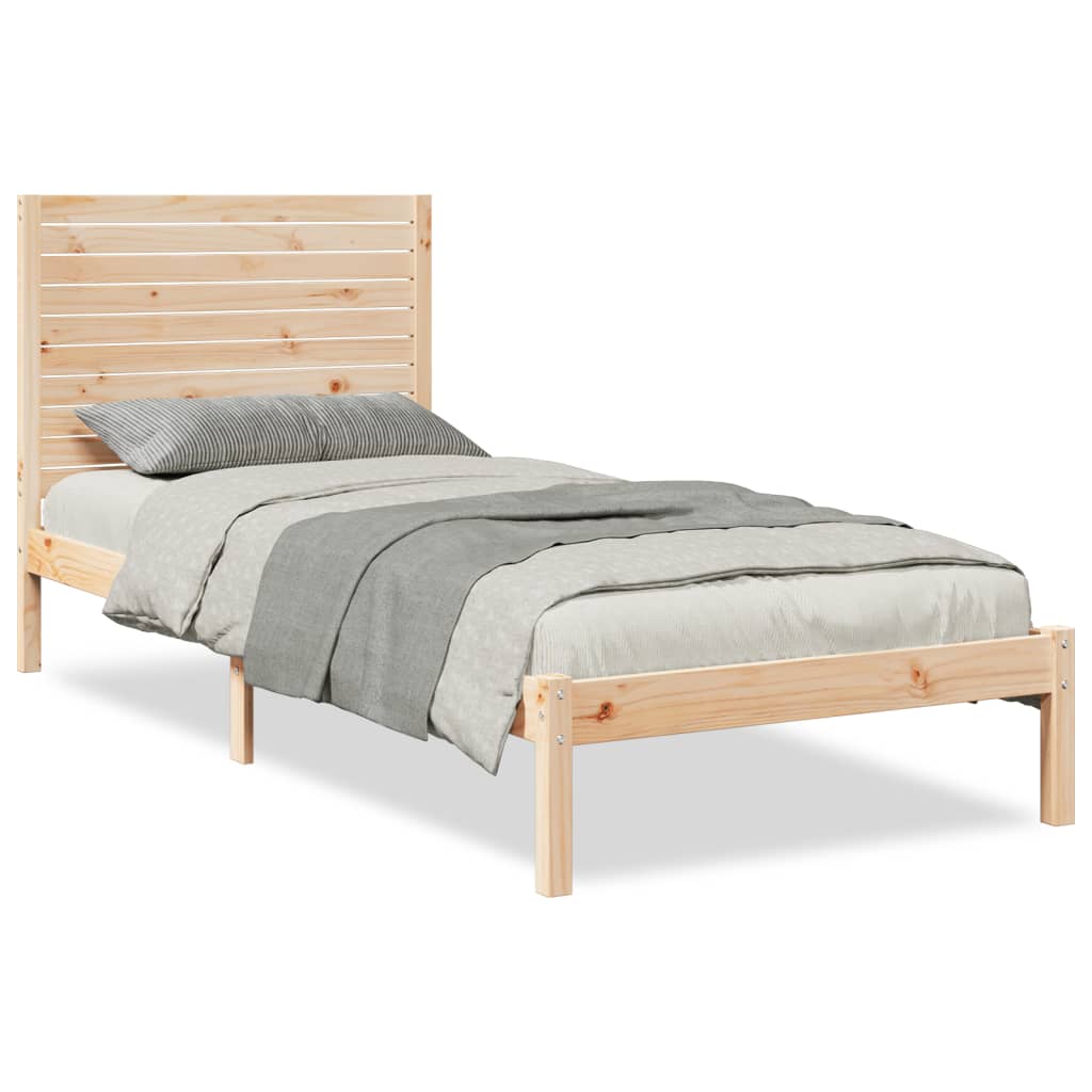 tömör fa extra hosszú ágykeret matrac nélkül 90 x 220 cm