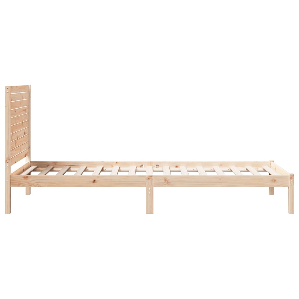 tömör fa extra hosszú ágykeret matrac nélkül 90 x 220 cm