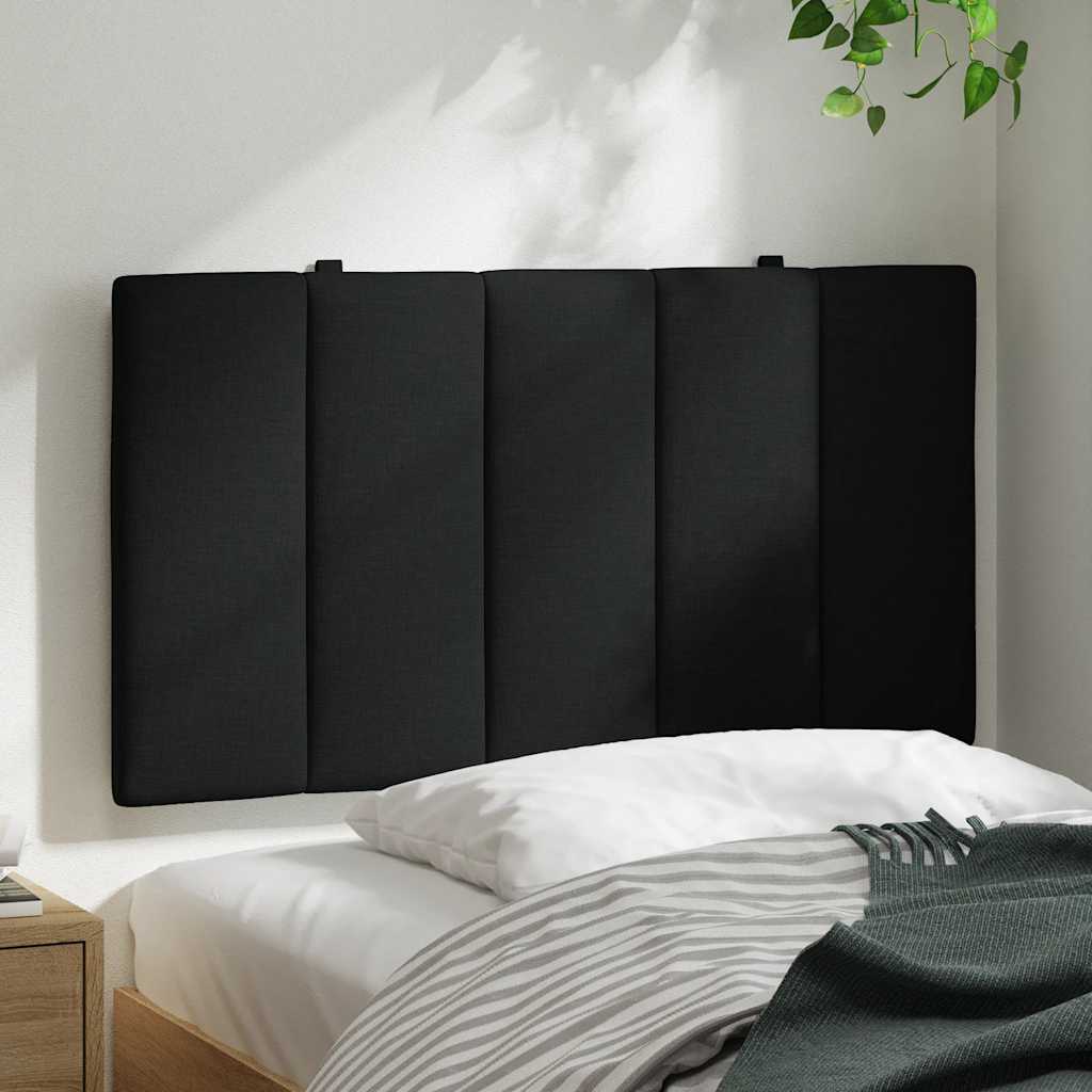 fekete szövet fejtámla párna Hanko 80 cm