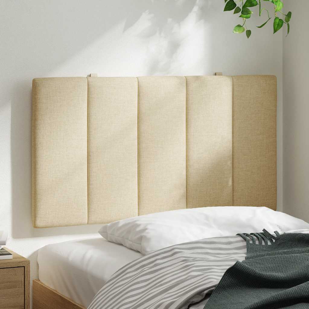 krémszínű szövet fejtámla párna Hanko 90 cm