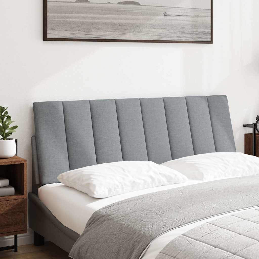 világosszürke szövet fejtámla párna Hanko 120 cm