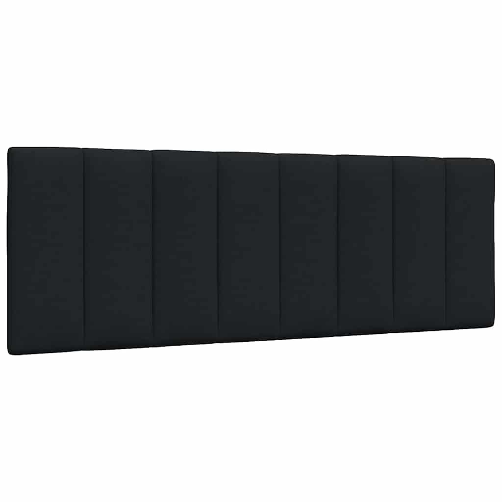 fekete szövet fejtámla párna Hanko 120 cm