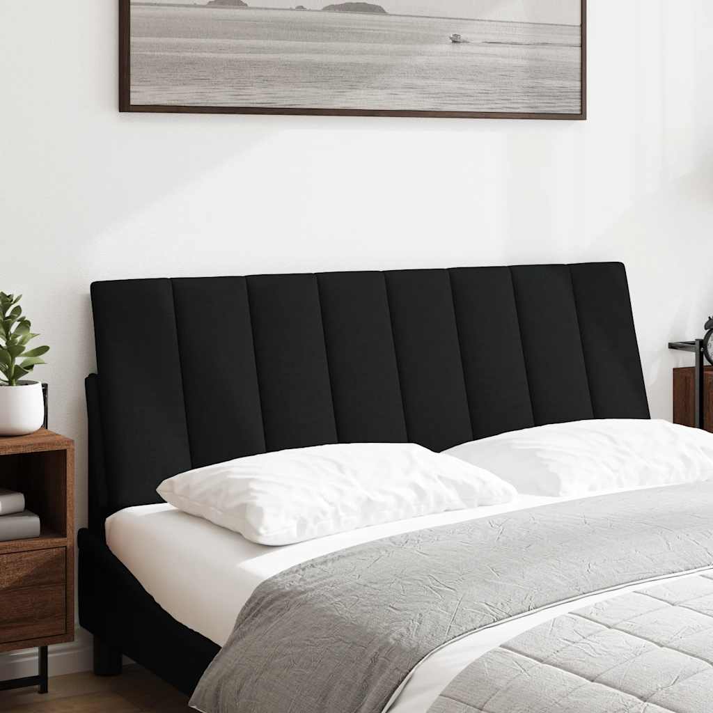 fekete szövet fejtámla párna Hanko 120 cm