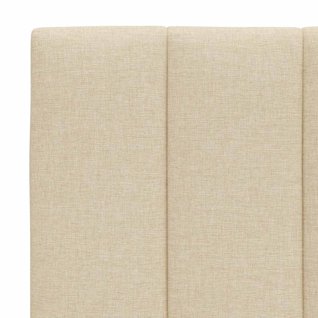 krémszínű szövet fejtámla párna Hanko 180 cm