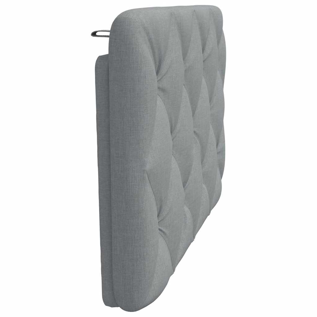 világosszürke szövet fejtámla párna 80 cm