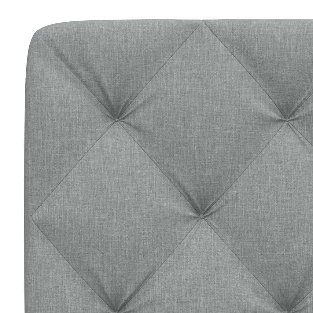 világosszürke szövet fejtámla párna 80 cm