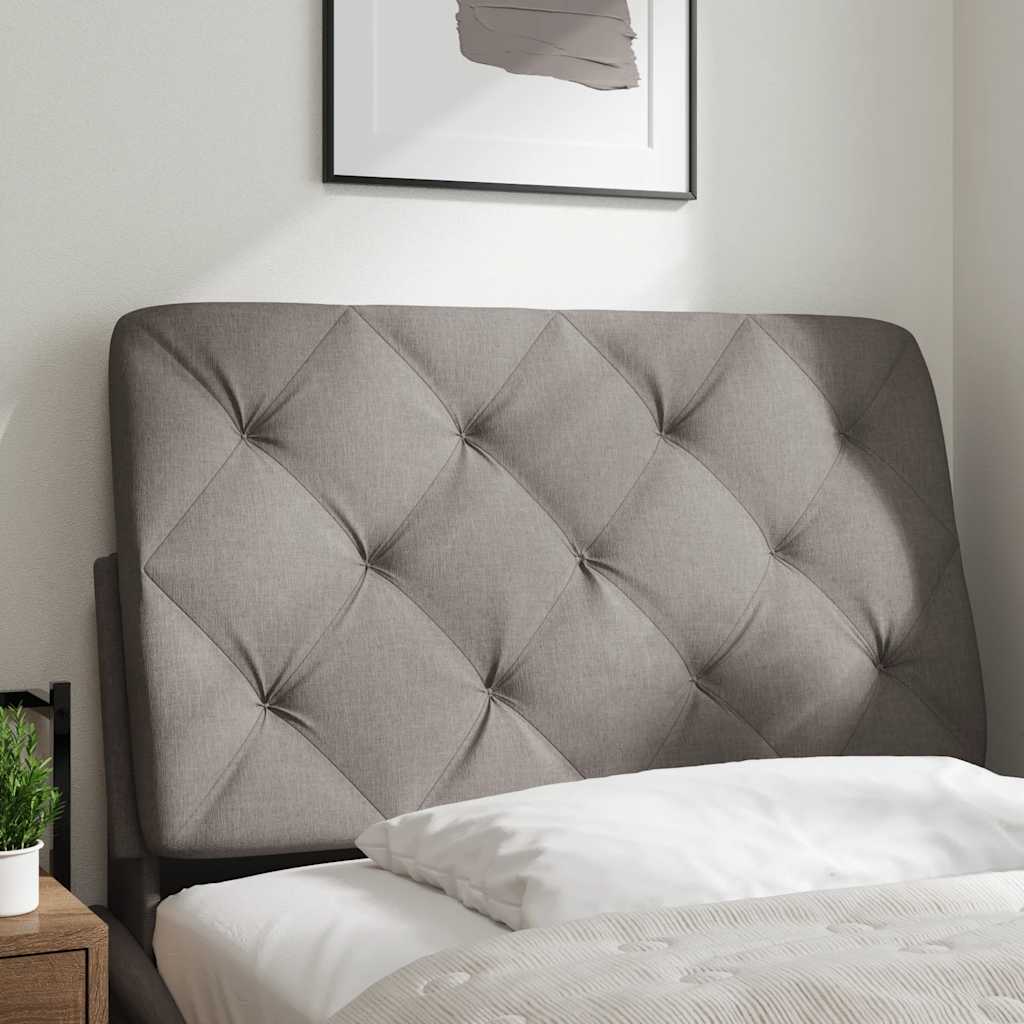 tópszínű szövet fejtámla párna 80 cm