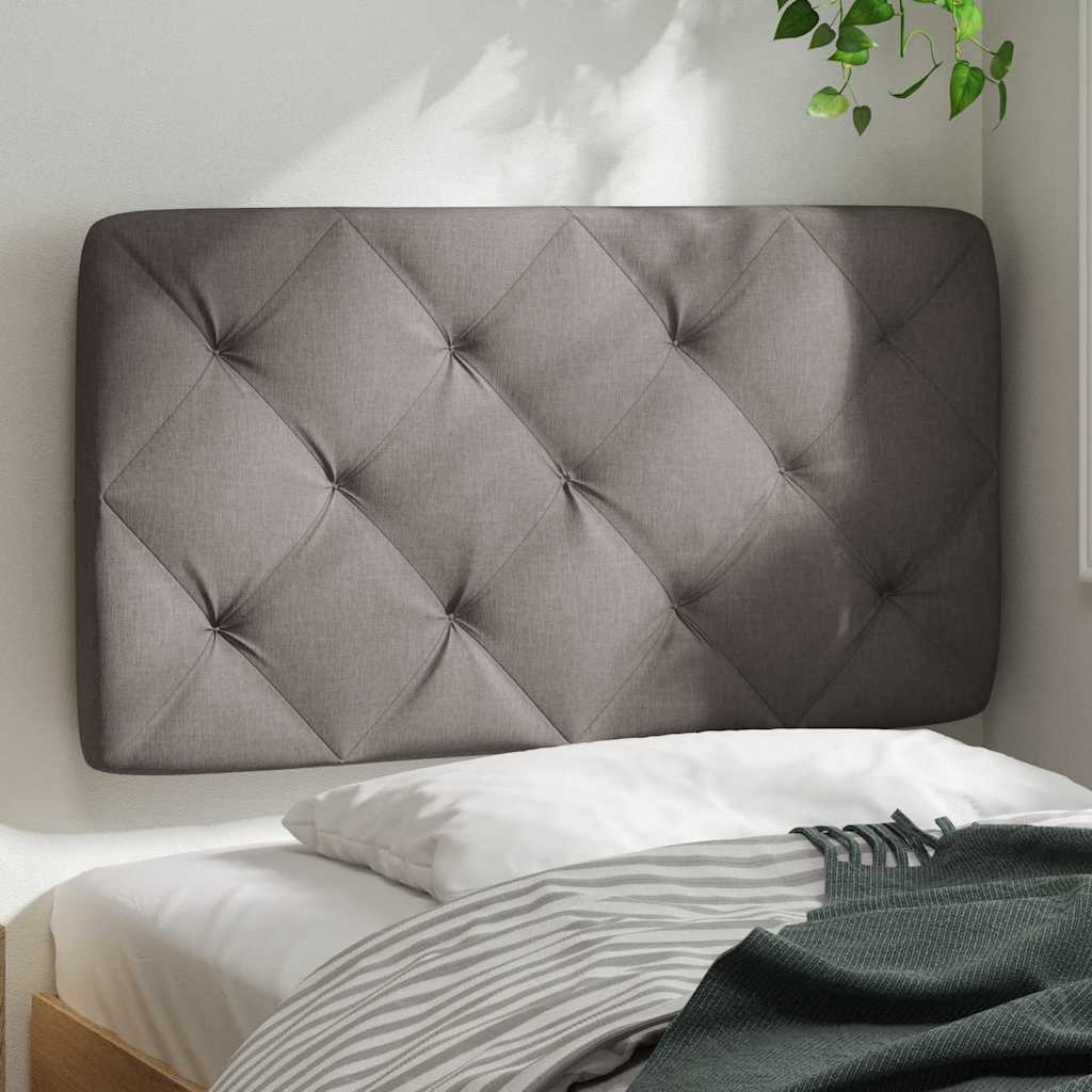 tópszínű szövet fejtámla párna 80 cm