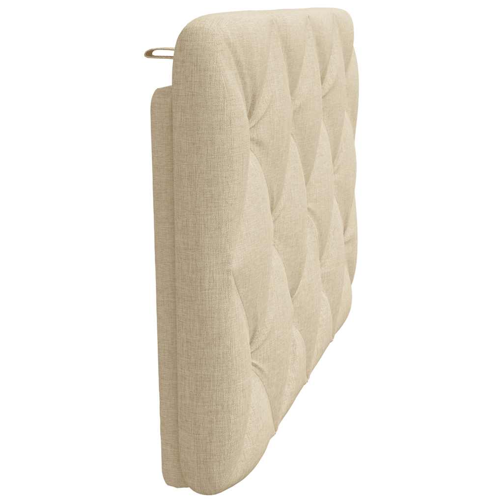 krémszínű szövet fejtámla párna 80 cm