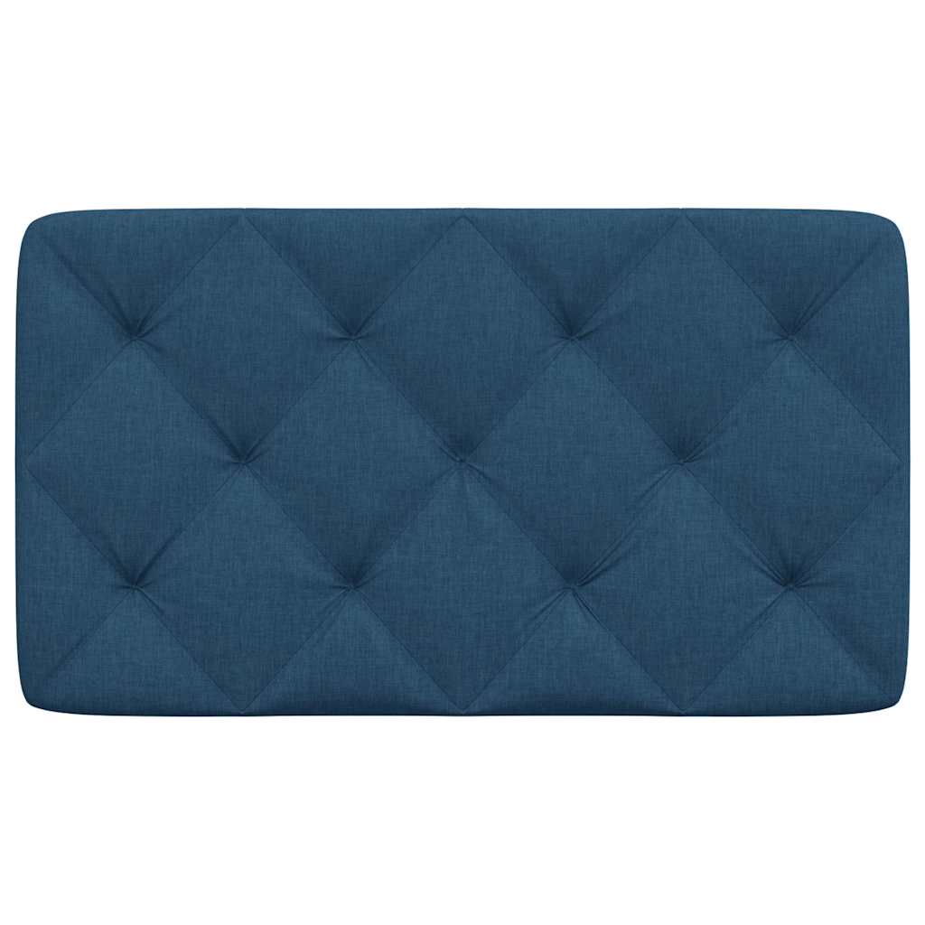 kék szövet fejtámla párna 80 cm