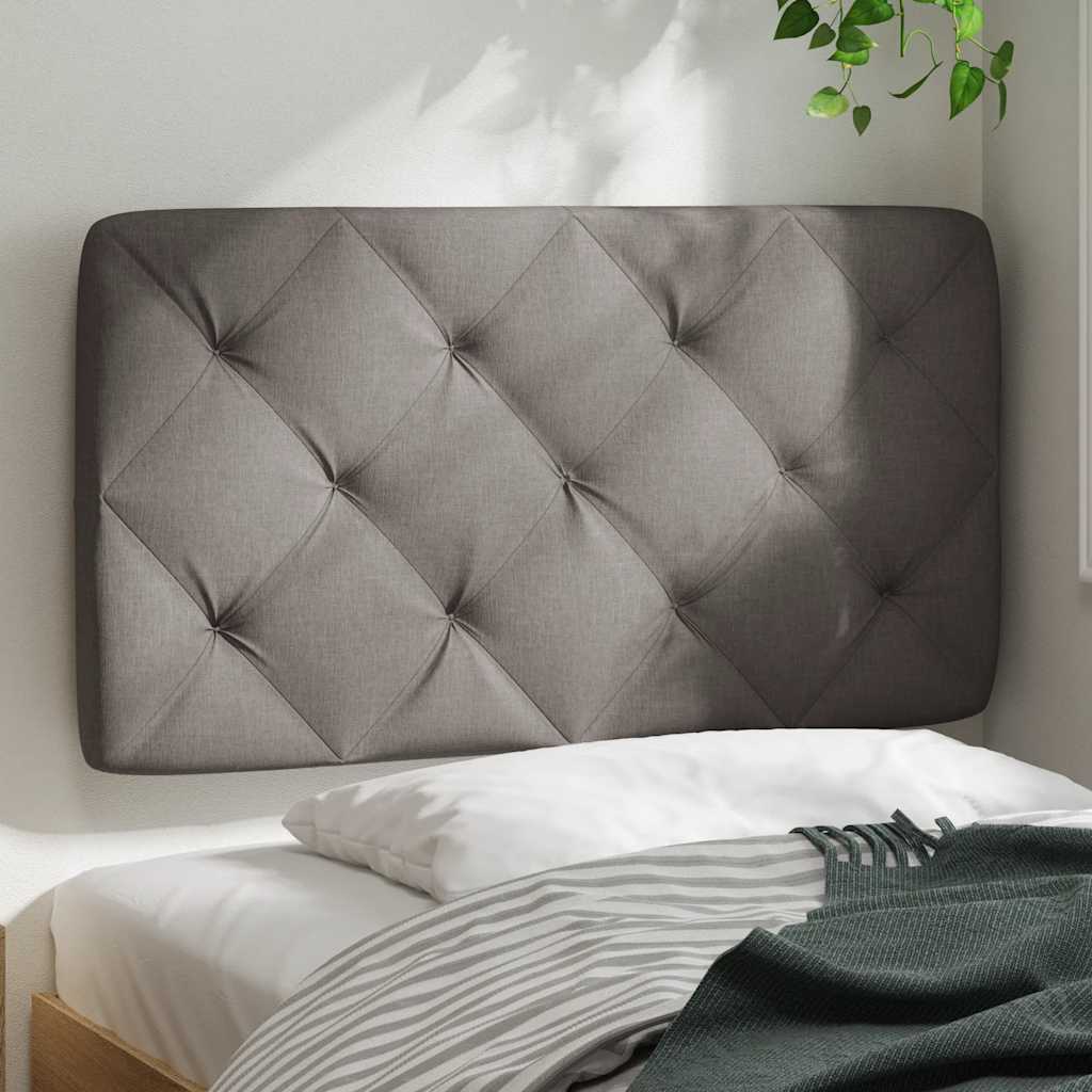 tópszínű szövet fejtámla párna 90 cm