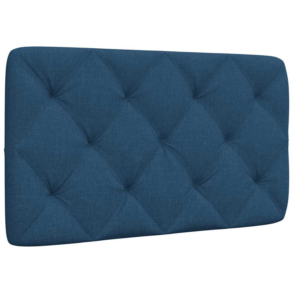 kék szövet fejtámla párna 90 cm