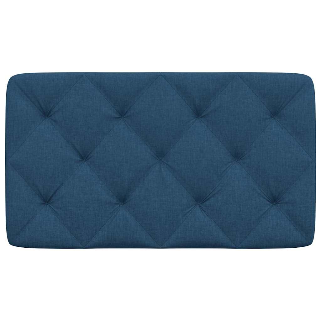 kék szövet fejtámla párna 90 cm