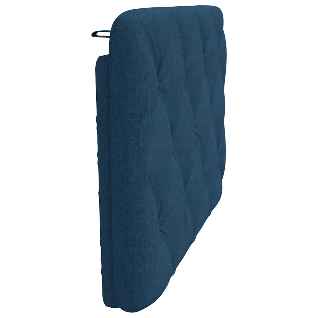 kék szövet fejtámla párna 90 cm