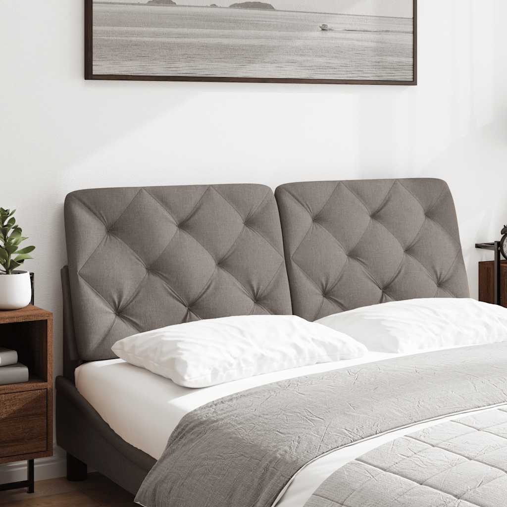 tópszínű szövet fejtámla párna 120 cm
