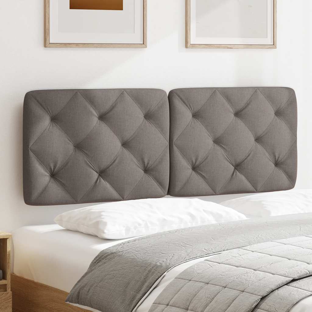 tópszínű szövet fejtámla párna 120 cm