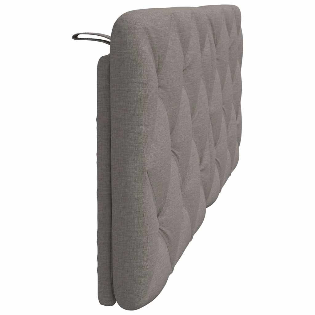 tópszínű szövet fejtámla párna 120 cm