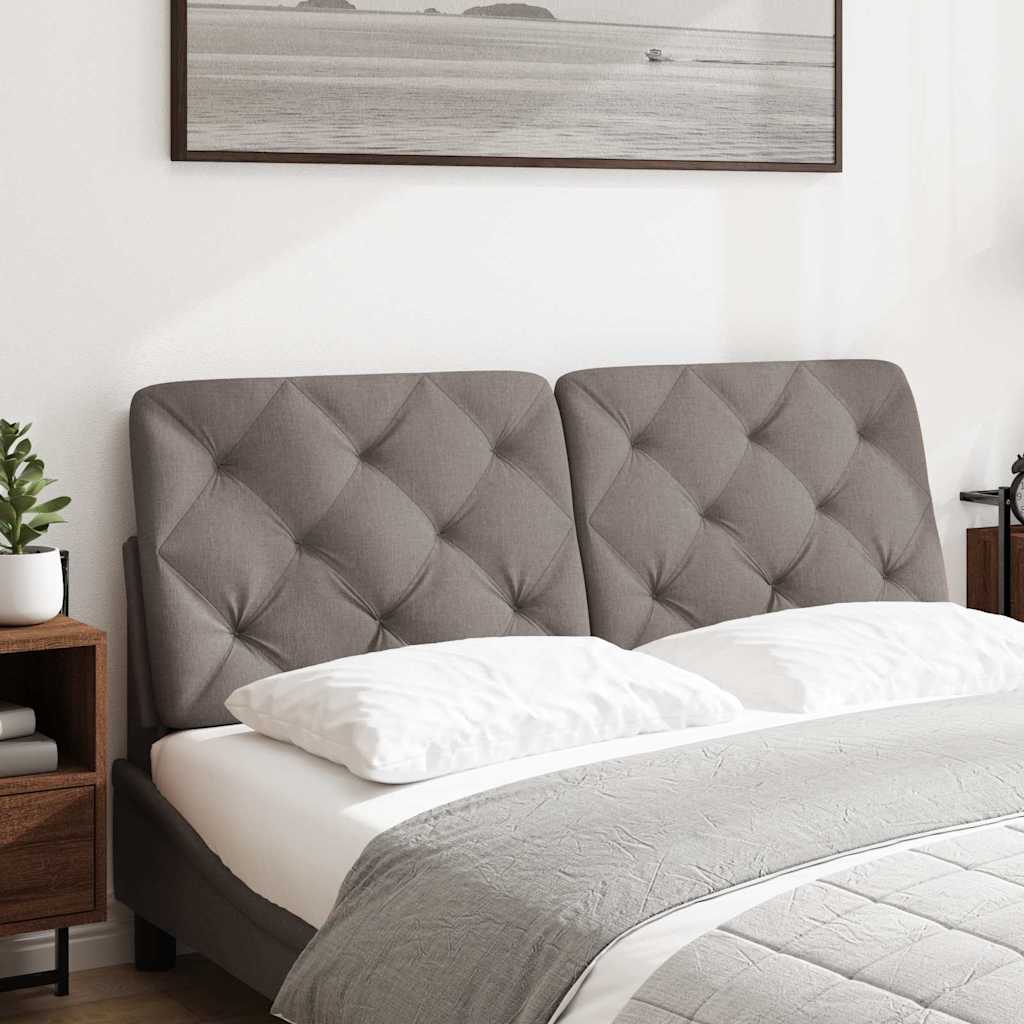 tópszínű szövet fejtámla párna 140 cm