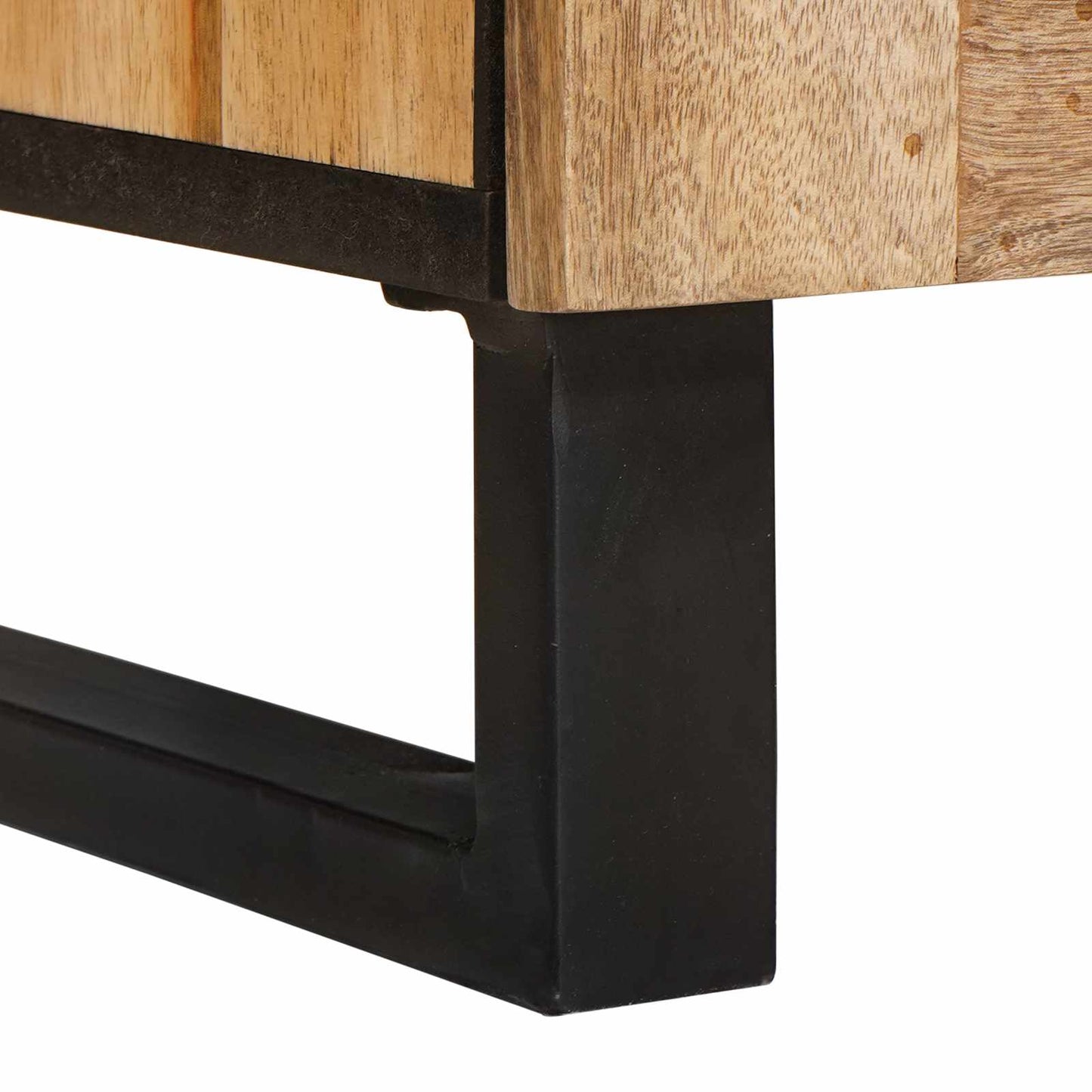 Széf 2 pcs Barna 60 x 33 x 75 cm Tömör Mangófát