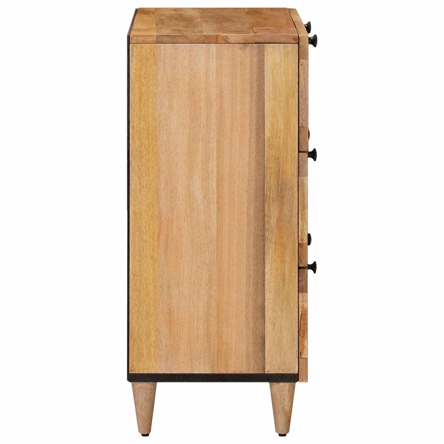 Széf 2 pcs Természetes 60 x 33 x 75 cm Tömör Mangófát