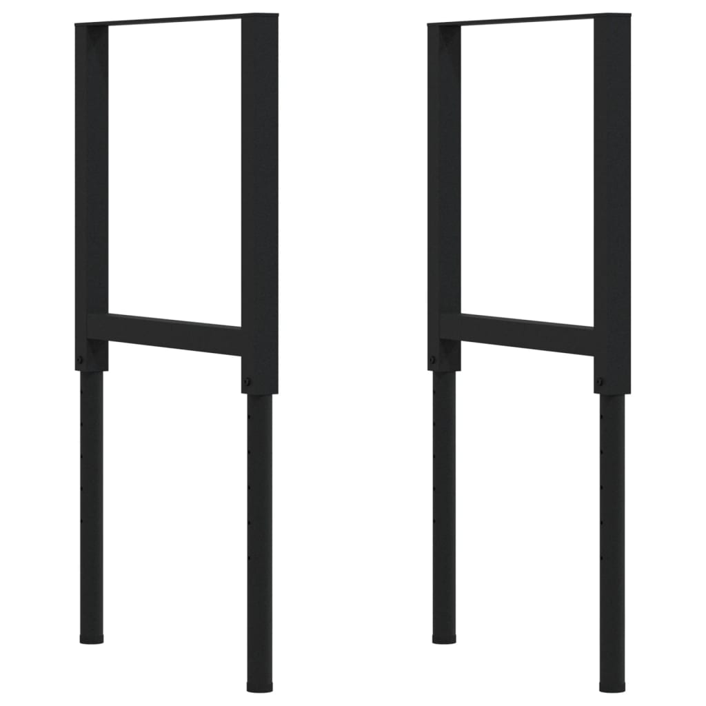 tömör tölgyfa négyszög alakú munkapad 100 x 60 x (71,5-98) cm