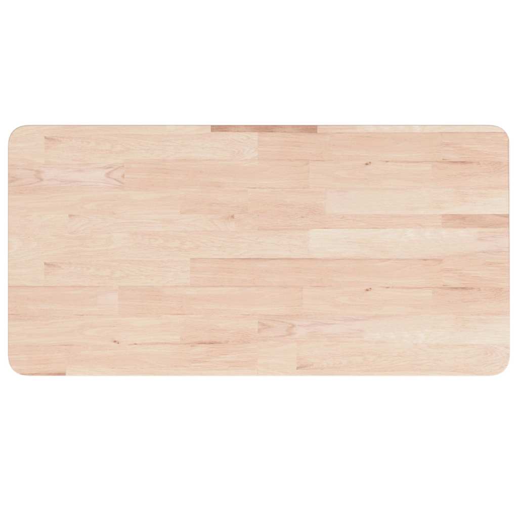 tömör tölgyfa négyszög alakú munkapad 100 x 60 x (73-99,5) cm
