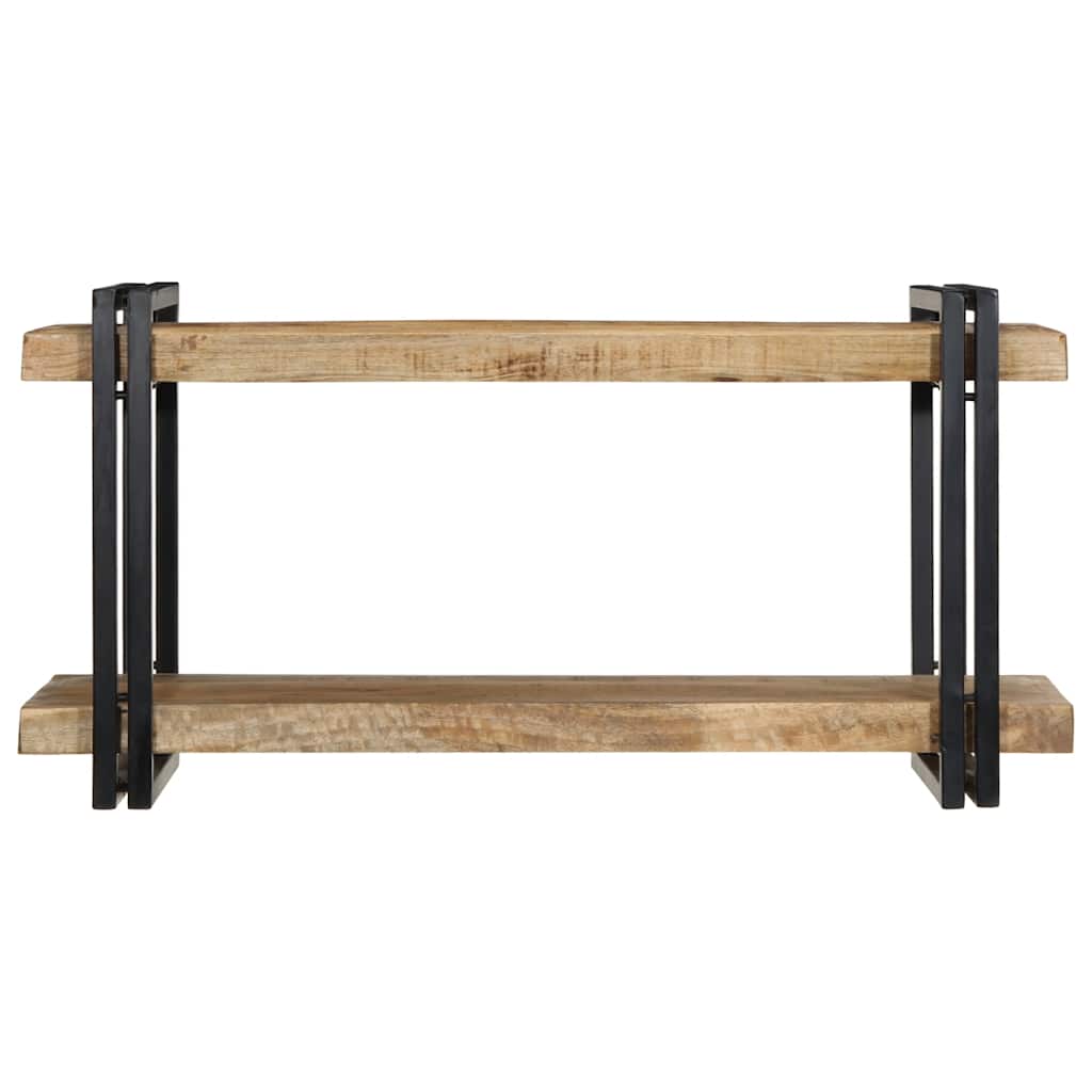 fali polc 90x33x45 cm tömör nyersfa Mango