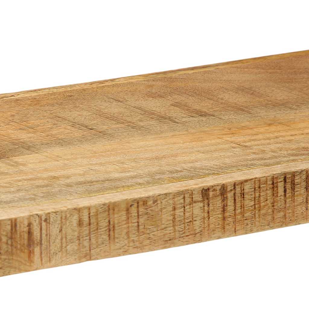 fali polc 110x33x45 cm tömör nyersfa Mango