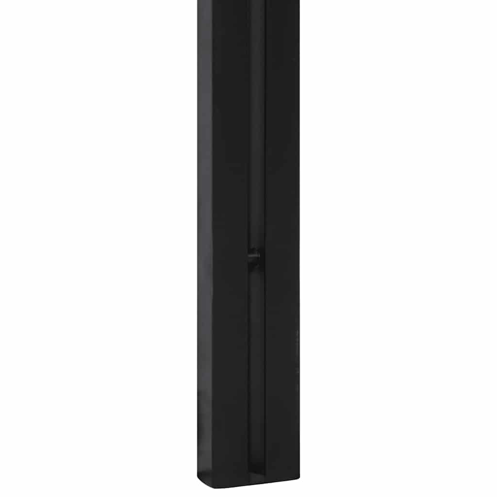 tömör újrahasznosított fa és vas fejtámla 100 cm