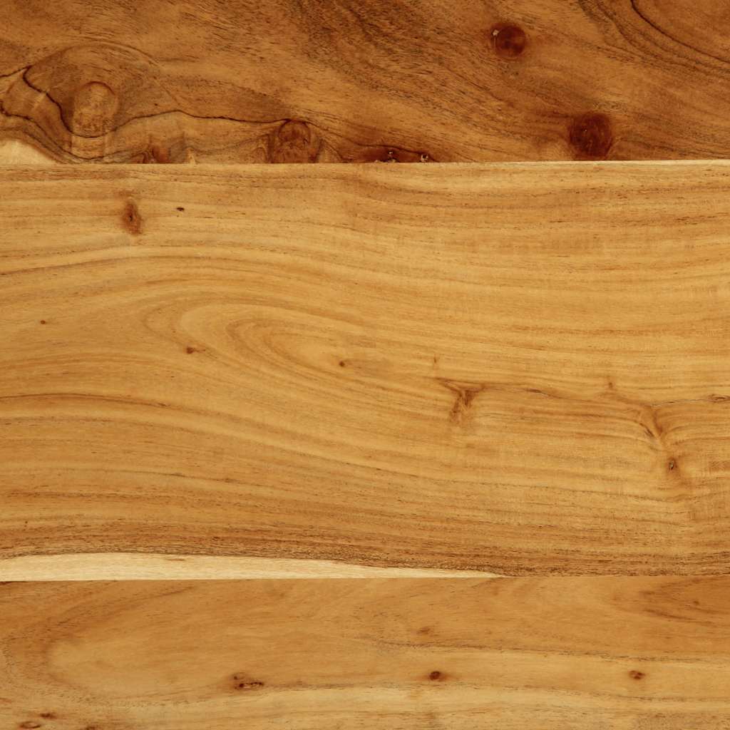 tömör fa akác és vas fejtámla 100 cm