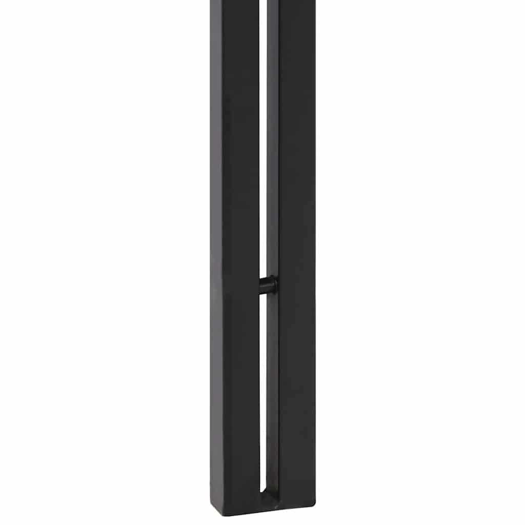 tömör újrahasznosított fa és vas fejtámla 160 cm