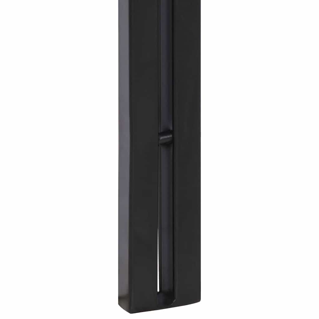 tömör újrahasznosított fa és vas fejtámla 180 cm