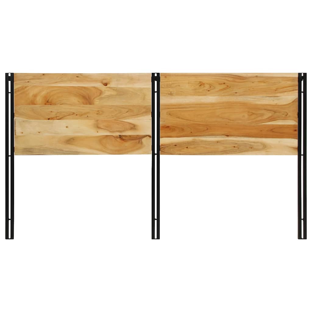 tömör fa akác és vas fejtámla 180 cm