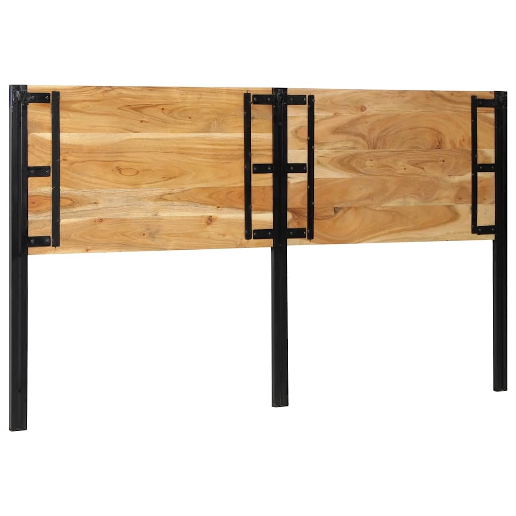 tömör fa akác és vas fejtámla 180 cm