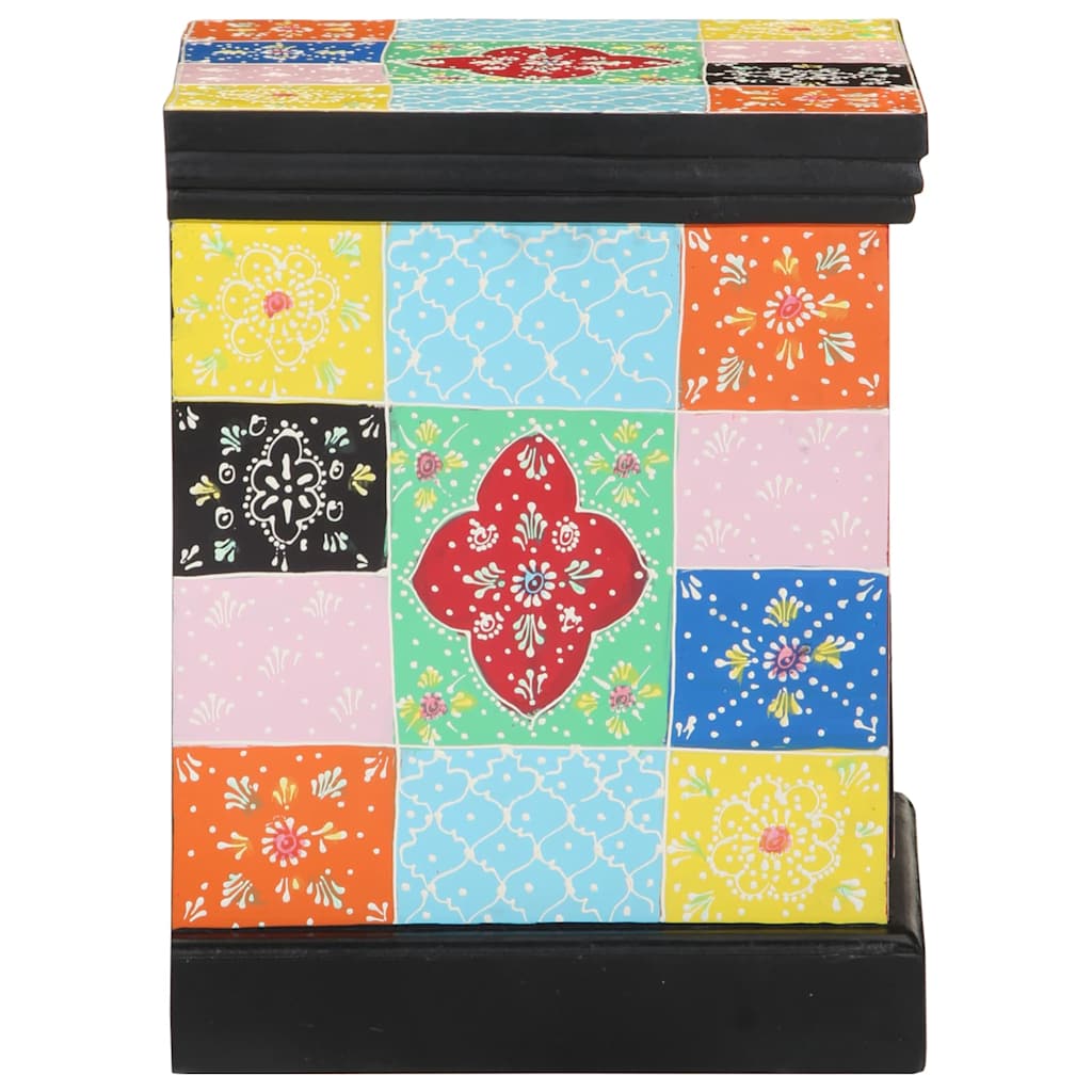 Éjjeliszekrény 2 pcs Sokszínű 40 x 35 x 45 cm Tömör Mangófát